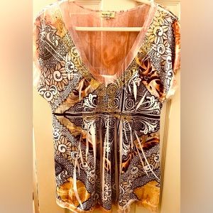 Beautiful Embellished One World Blouse